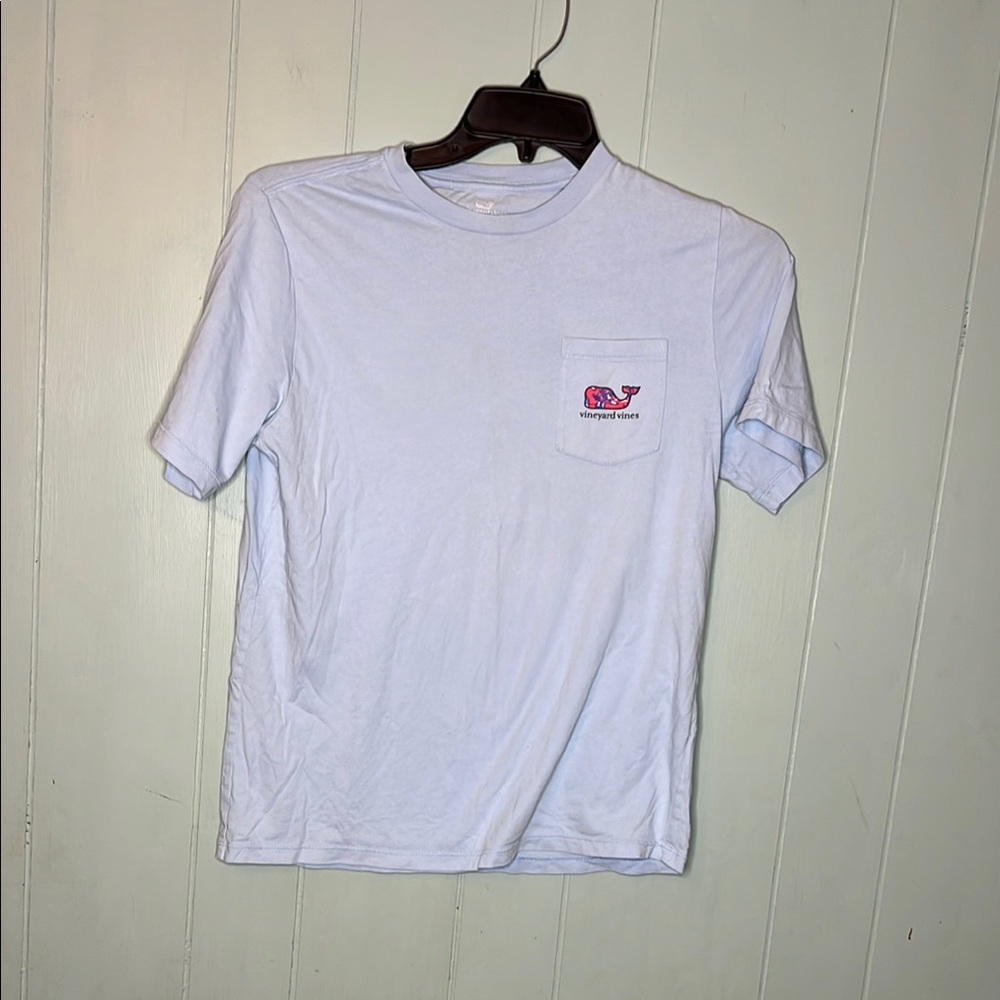 Vineyard Vines Blue Short Sleeve Tee Classic Crew